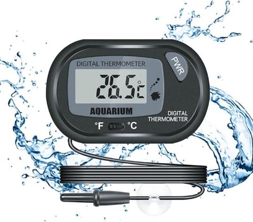 Tool Meister AQM1- Aquarium Thermometer met Sonde - Binnen, Tuin en Terras, Zwembad-toebehoren, Zo goed als nieuw, Ophalen of Verzenden