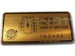 93000650900 Porsche Sticker Firing Order. 911 /930, Verzenden, Nieuw