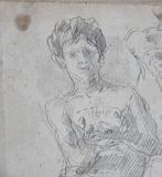 Antonio Mancini (1852-1930), Attr.a - Studio, Antiek en Kunst