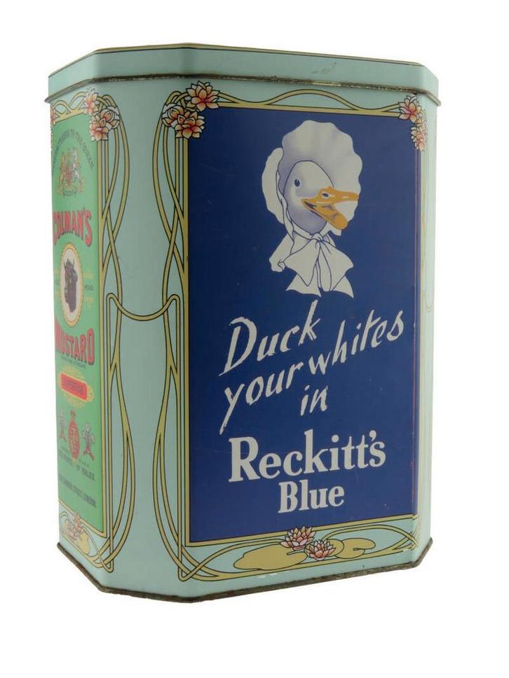 Blik Reckitts Blue - Robin Starch, Verzamelen, Blikken, Gebruikt, Verzenden