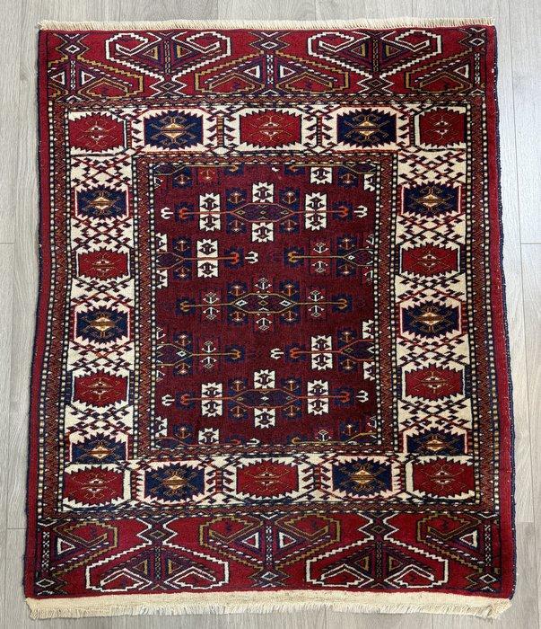 Afghan - Vloerkleed - 107 cm - 89 cm - Turkmeens, Huis en Inrichting, Stoffering | Tapijten en Kleden
