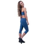 LUB234 Dames Geborsteld Katoenen Capri Dans Legging Rayna, Verzenden, Nieuw