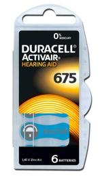 Duracell PR44 ZA675 Knoopcel voor Hoortoestellen - 6 Stuks, Ophalen of Verzenden, Nieuw