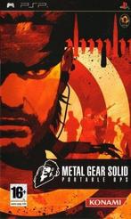 Metal Gear Solid Portable Ops (PSP Games) (Sony PSP), Spelcomputers en Games, Ophalen of Verzenden, Zo goed als nieuw
