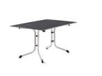 Sieger Boulevard klaptafel Vivodur 140x90cm - Grafiet, Tuin en Terras, Tuintafels, Ophalen of Verzenden, Nieuw