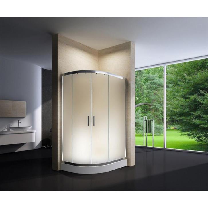 Douchecabine 120X90 Kwartrond Floor HB- Mat Glas (Badkamer), Doe-het-zelf en Verbouw, Sanitair, Nieuw, Ophalen of Verzenden