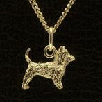 Gouden Australische Silky Terrier met staart ketting hang..., Verzenden, Nieuw