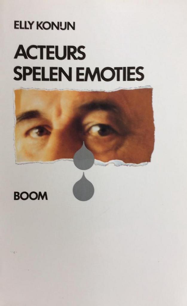 Acteurs spelen emoties 9789053520987 E. Konijn, Boeken, Psychologie, Gelezen, Verzenden