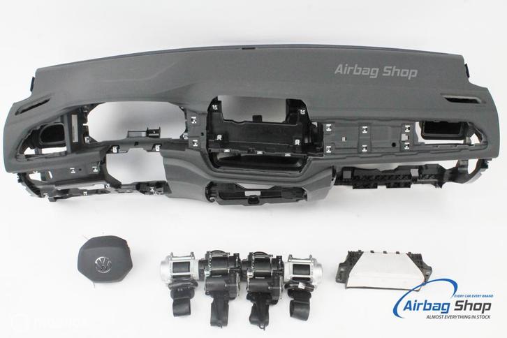 Airbag set Dashboard stiksel lift Volkswagen T-roc 2017-..., Auto-onderdelen, Dashboard en Schakelaars, Gebruikt, Volkswagen