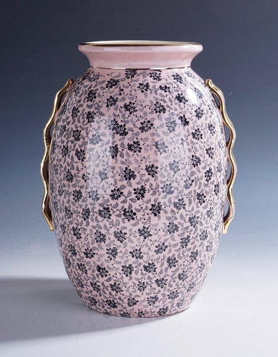 Boch Frères, La Louvière - Raymond Chevalier - Vaas - Roze, Antiek en Kunst, Antiek | Glas en Kristal