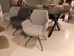 Eetkamerstoelen Masanta (set van 6) **SHOWROOMMODEL**, Nieuw, Stof