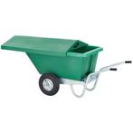 Voerwagen / kiepkruiwagen 330 liter met schuifdeksel, Dieren en Toebehoren, Stalling en Weidegang
