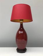 Tafellamp - Keramiek, Messing - Lamp Oxblood