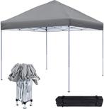 Partytent - Opvouwbaar - 3x3m - Paviljoen - Easy up - Grijs, Verzenden, Zo goed als nieuw