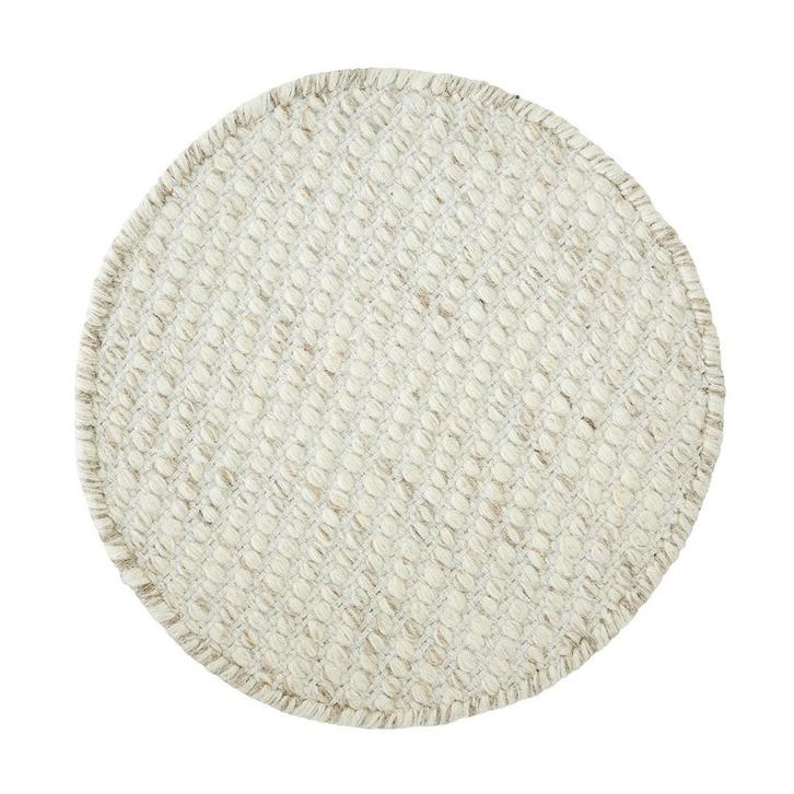 *WOONWINKEL* Must Living Asuri Rond Vloerkleed Naturel Ivoor, Huis en Inrichting, Woonaccessoires | Overige, Nieuw, Verzenden