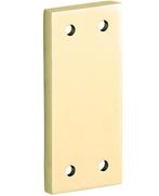 Vulplaat tbv SKG raamsluiting 3 mm messing ongelakt, Doe-het-zelf en Verbouw, Glas en Ramen, Verzenden, Nieuw
