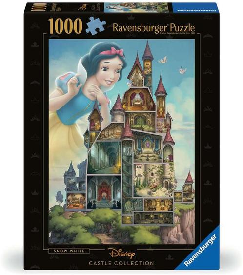 Disney Castles - Snow White Puzzel (1000 stukjes) |, Hobby en Vrije tijd, Denksport en Puzzels, Nieuw, Verzenden