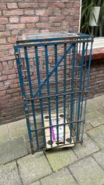 Wijnrek - Staal - Industrial Painted Steel Caged Wine Rack, Nieuw