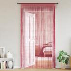 vidaXL Koordgordijnen 2 st 100x250 cm roze, Verzenden, Nieuw