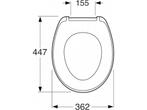 Gustavsberg by Villeroy&Boch Saval 2.0 closetzitting met, Verzenden, Zo goed als nieuw