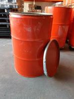 vuurton stookton  brandtonnen  metalen vat oliedrum Westland, Ophalen, Zo goed als nieuw, Vuurton