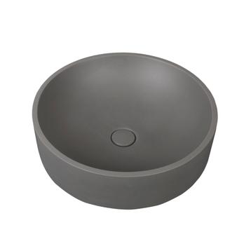 Waskom Velora 45.5x45.5x14.5cm beton rond grijs inclusief beschikbaar voor biedingen