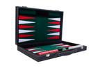 Backgammon koffer groen / rood / wit - 45 x 28 cm, Verzenden, Nieuw