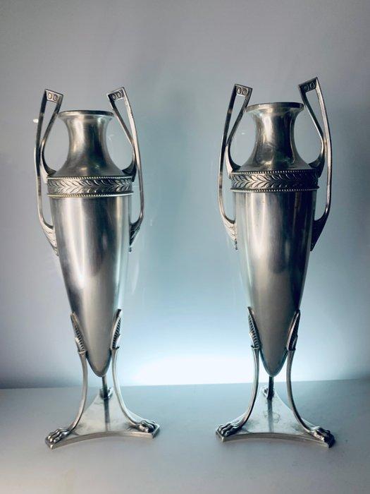 WMF / Geislingen - Albert Mayer - Vaas met dubbele oren (2), Antiek en Kunst, Kunst | Designobjecten