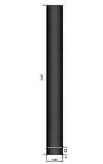 EW150 - 200 cm zonder verjonging met condensring Zwart, Ophalen of Verzenden, Nieuw