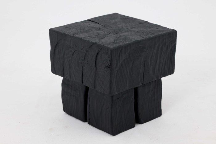 Logniture - Bijzettafel - Massief hout, zaagkunst, Antiek en Kunst, Kunst | Designobjecten