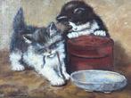 Bert Notenboom (1942-2011) - Kittens playing