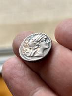 Romeinse Republiek. L. Rutilius Flaccus, 77 BC. Denarius, Postzegels en Munten, Munten | Europa | Niet-Euromunten