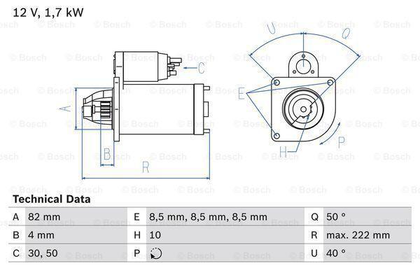 Startmotor / Starter OPEL SIGNUM (1.9 CDTI), Auto-onderdelen, Motor en Toebehoren, Nieuw, Ophalen of Verzenden