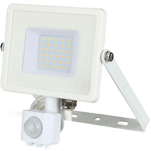 LED Bouwlamp 30 Watt met Sensor - LED Schijnwerper - Viron, Doe-het-zelf en Verbouw, Bouwverlichting, Lamp met armatuur, Nieuw