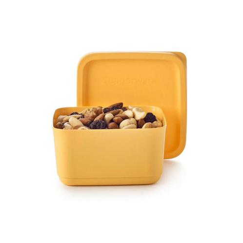 Tupperware Cubix 650 ml, Huis en Inrichting, Keuken | Tupperware, Geel, Nieuw, Ophalen of Verzenden