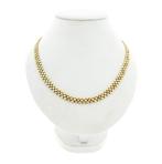 Gouden panter schakelcollier (Ketting), Ophalen of Verzenden, Gebruikt, Overige kleuren, Goud