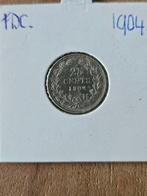 Nederland. Wilhelmina (1890-1948). 25 Cents 1904  (Zonder, Postzegels en Munten, Munten | Nederland