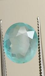 Aquamarijn  - 5.89 ct - Antwerp Laboratory for Gemstone, Sieraden, Tassen en Uiterlijk, Edelstenen, Nieuw