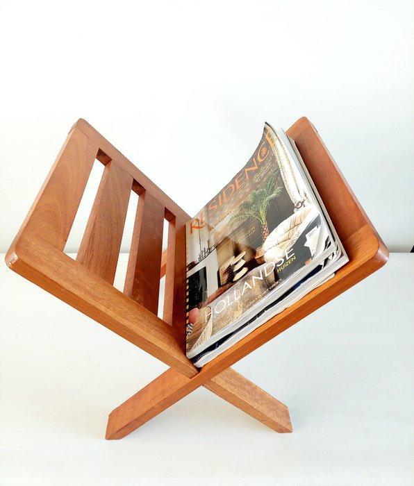 Tijdschriftenhouder - Teak - Tijdschriften houder, Antiek en Kunst, Curiosa en Brocante