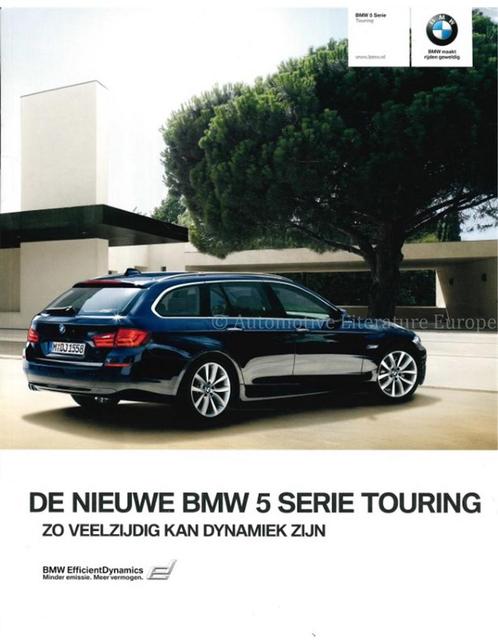 2010 BMW 5 SERIE TOURING BROCHURE NEDERLANDS, Boeken, Auto's | Folders en Tijdschriften, BMW