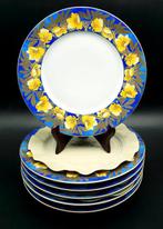 Limoges, Lalique - Eetservies voor 6 (6) - COQUELICOTS DOR