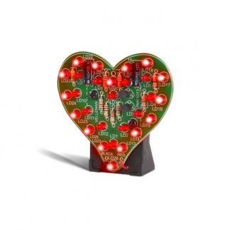 Soldeerkit | Whadda | Valentijnshart (9V, 28 leds, Batterij), Doe-het-zelf en Verbouw, Gereedschap | Handgereedschap, Nieuw, Verzenden
