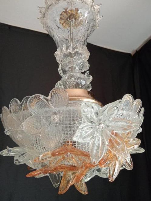 Lamp - Geleid Murano-glas - Murano-kroonluchter, Antiek en Kunst, Curiosa en Brocante