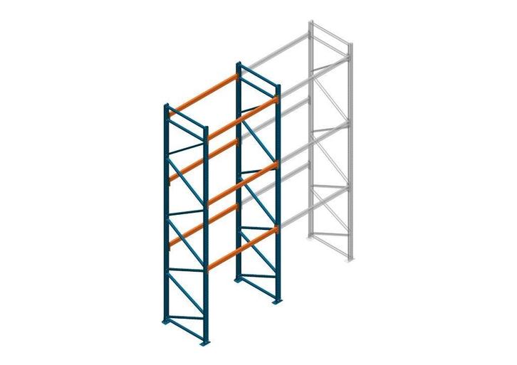 Beginsectie Nedcon Palletstelling 5000x1825x1100mm hxbxd, Zakelijke goederen, Kantoor en Winkelinrichting | Magazijn, Stelling en Opslag
