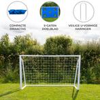 Monster Shop – 1.85 x 1.21m Voetbaldoel - Weerbestendig PVC, Sport en Fitness, Verzenden, Nieuw