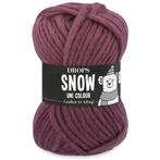 DROPS Snow / Eskimo Uni - 91 druif - Wol Garen, Hobby en Vrije tijd, Ophalen of Verzenden, Nieuw