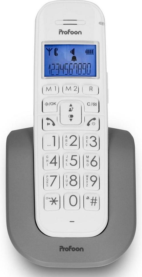 Profoon PDX-2608 Big button DECT telefoon - Groot display, g, Witgoed en Apparatuur, Overige Witgoed en Apparatuur, Nieuw, Verzenden