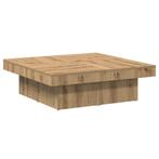 Salontafel Eiken | Tweedekansje | OP=OP, 50 tot 100 cm, Vierkant, Nieuw, Modern