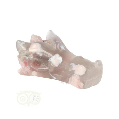 Bloem Agaat Drakenschedeltje 50 gram, Sieraden, Tassen en Uiterlijk, Edelstenen, Nieuw, Verzenden