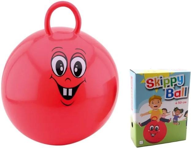 Skippybal 50cm (Rood of Geel) | JohnToy - Buitenspeelgoed, Kinderen en Baby's, Speelgoed | Buiten | Actiespeelgoed, Nieuw, Verzenden